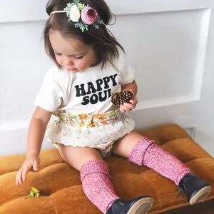[8 Track Threads] Floral Bloomers w/ Lace Baby IG